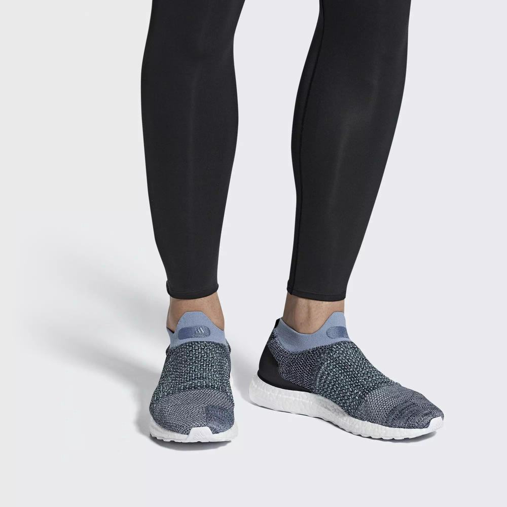 Adidas Ultraboost Laceless Parley Tenis Para Correr Azules Para Hombre (MX-81481)